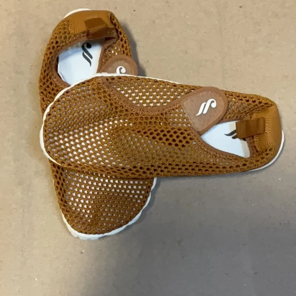 Boys Brown Mesh Water Shoes